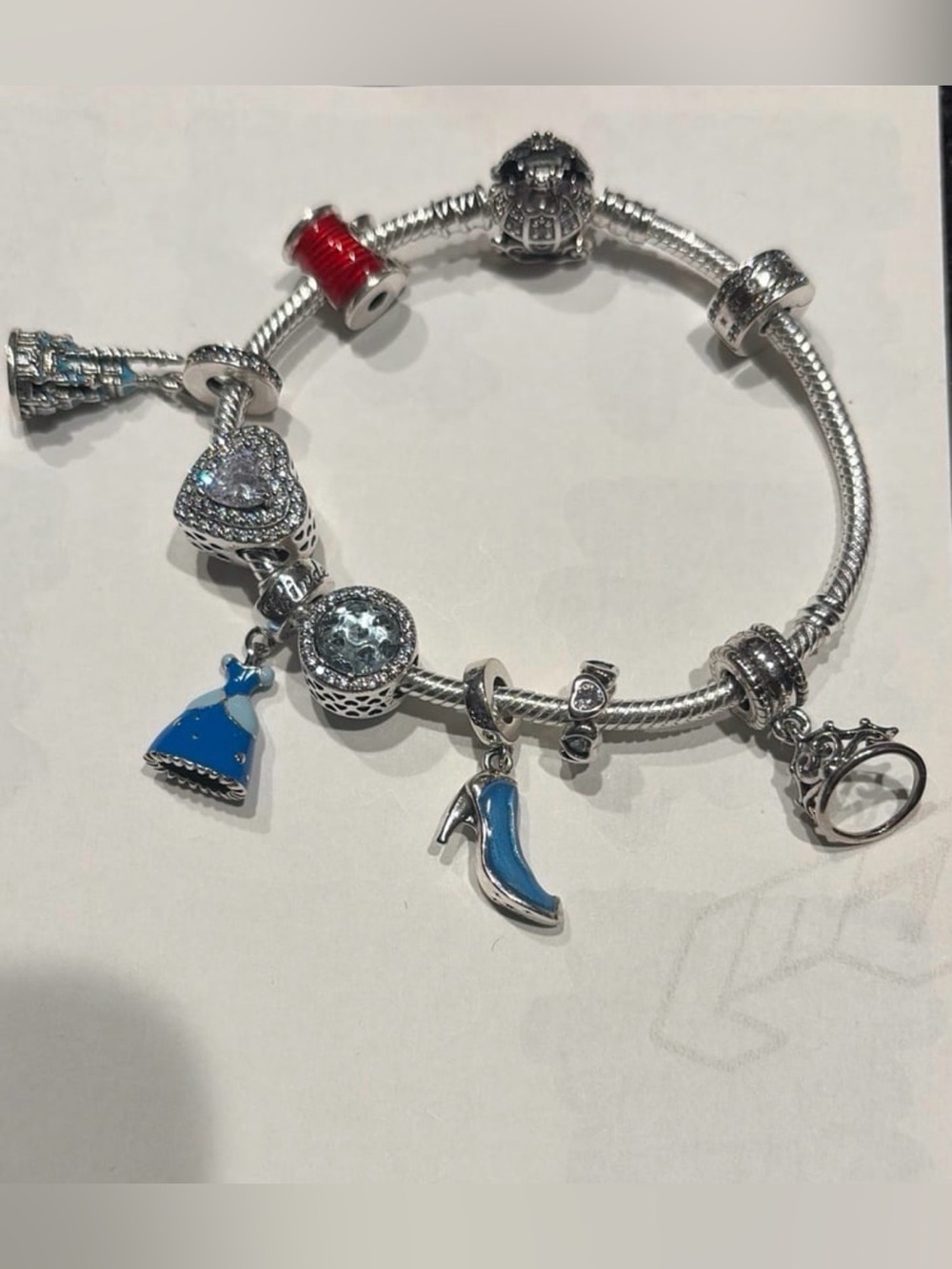 Pandora Cinderella Carriage Bracelet Pre styled size 19cm